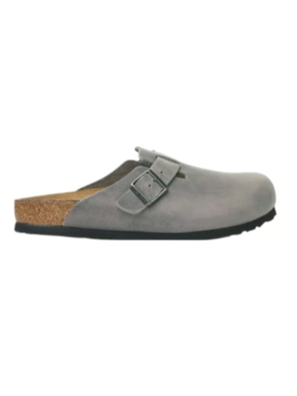 NWT Birkenstock Boston Grey Suede Slip-On Clogs
